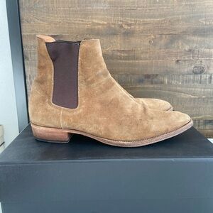 Saint Laurent Tan Chukka Boots